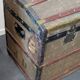 Travel dome-shaped trunk from the late 19th century, trunk maker J.M. Gey Aîné in Bordeaux, has