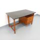 Vintage oak desk from the 1960s.
