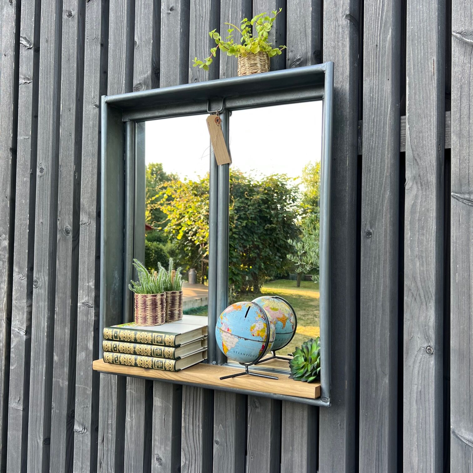 Miroir en zinc