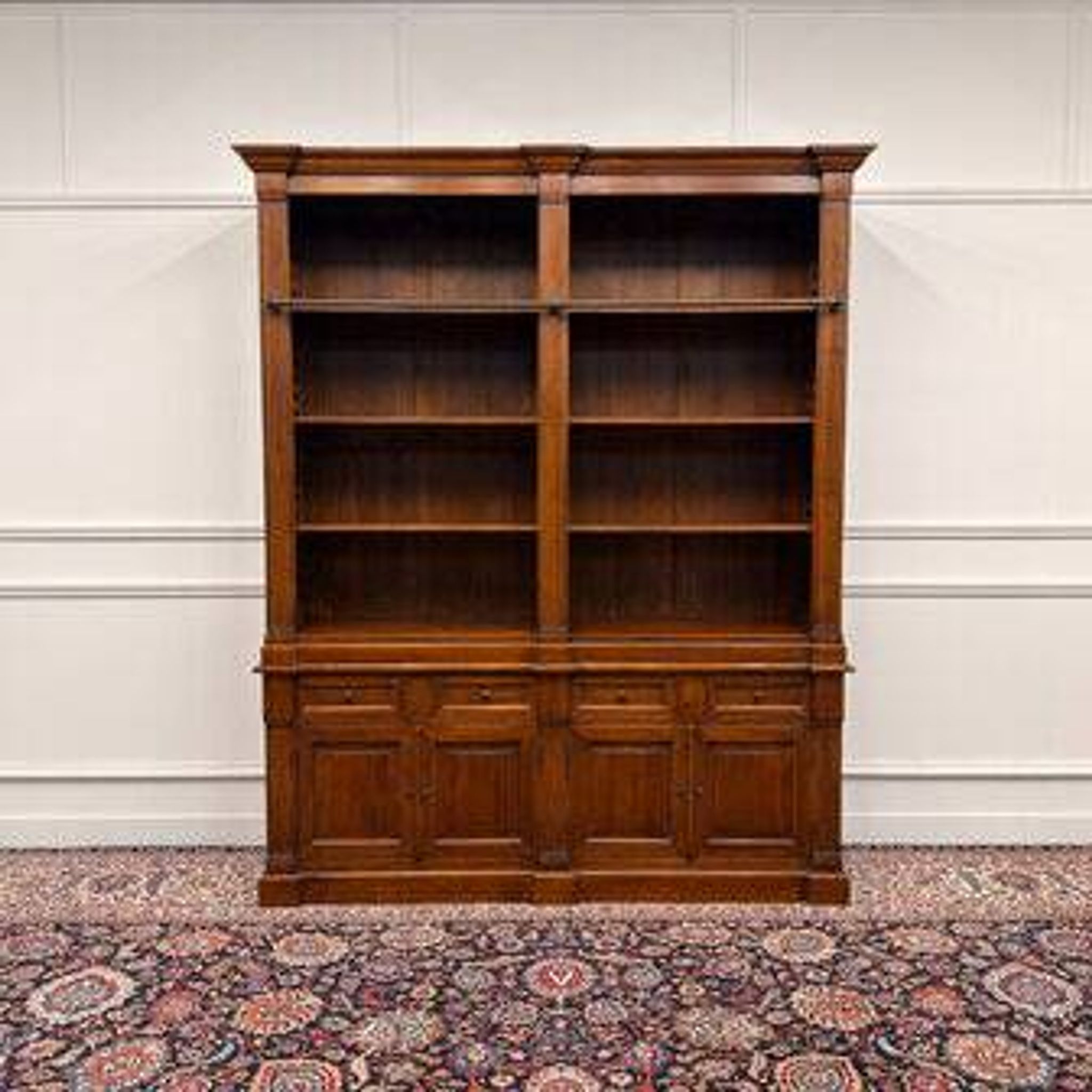 Large classic English Eichholtz bookcase