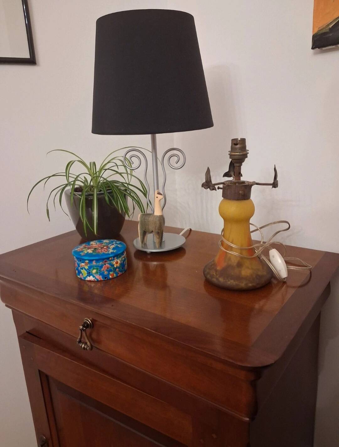 Pied de lampe Muller Frères authentique TBE