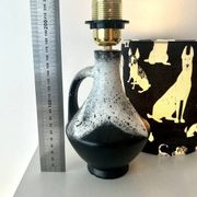 Rare design lamp in ceramic from West Germany by Bay Keramik - cordless, suitable for outdoor use.