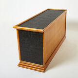 Commode bambou rotin laiton French Riviera 1960
