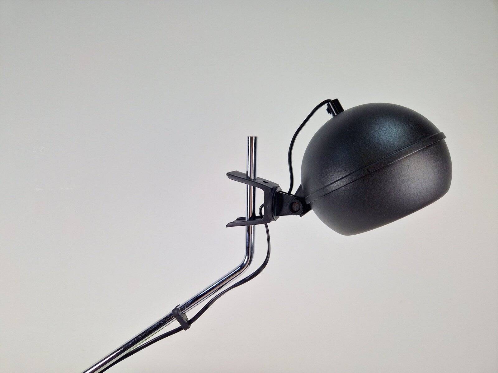 Vintage Space Age Clamp Desk Lamp, 1970s