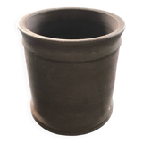 Dark brown flowerpot