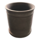 Dark brown flowerpot