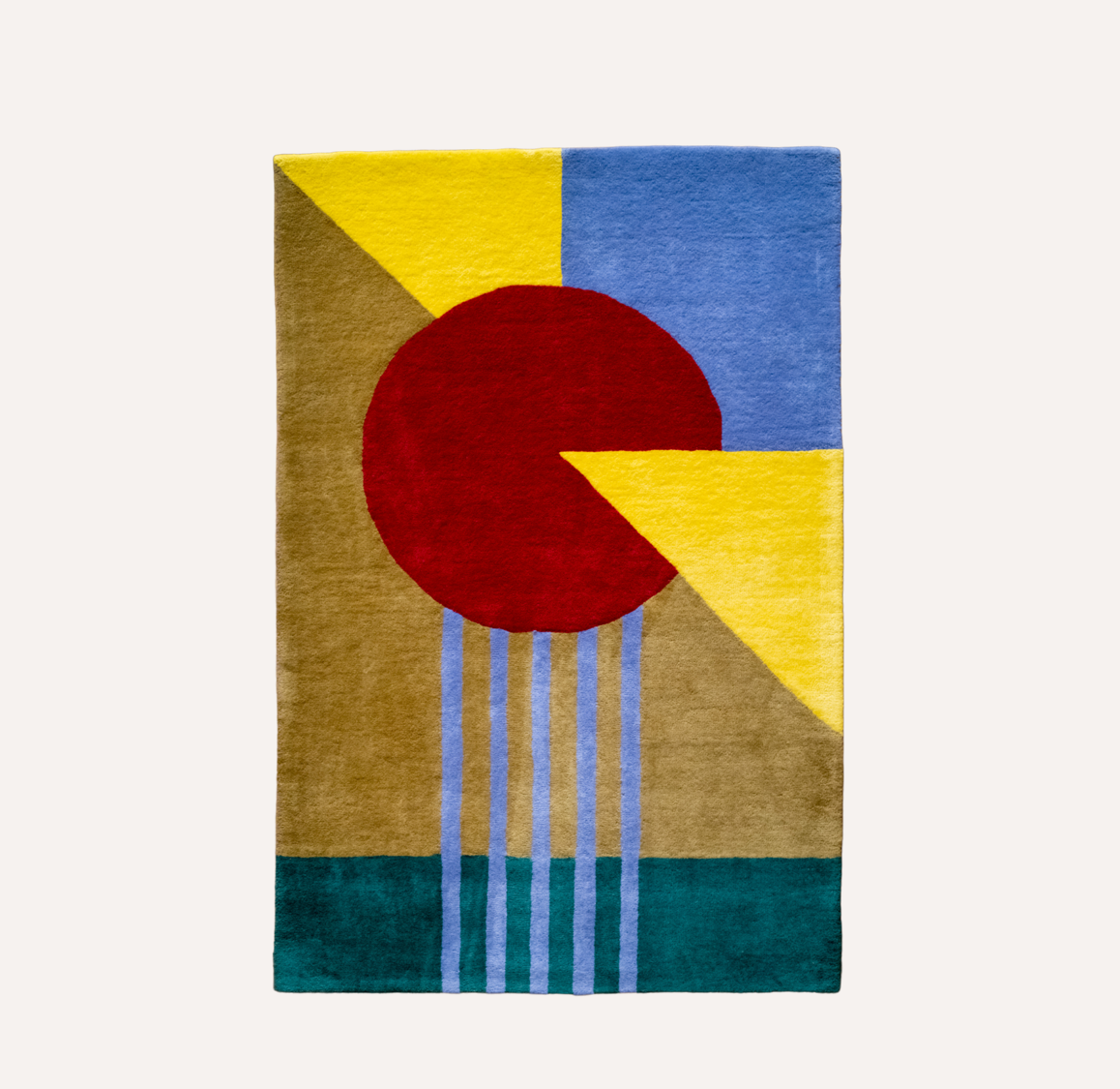 Tufted wool rug Urban Twist