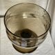 Large vintage 1960s smoked bubble glass bowl from Biot.