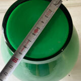Vintage green opaline vase
