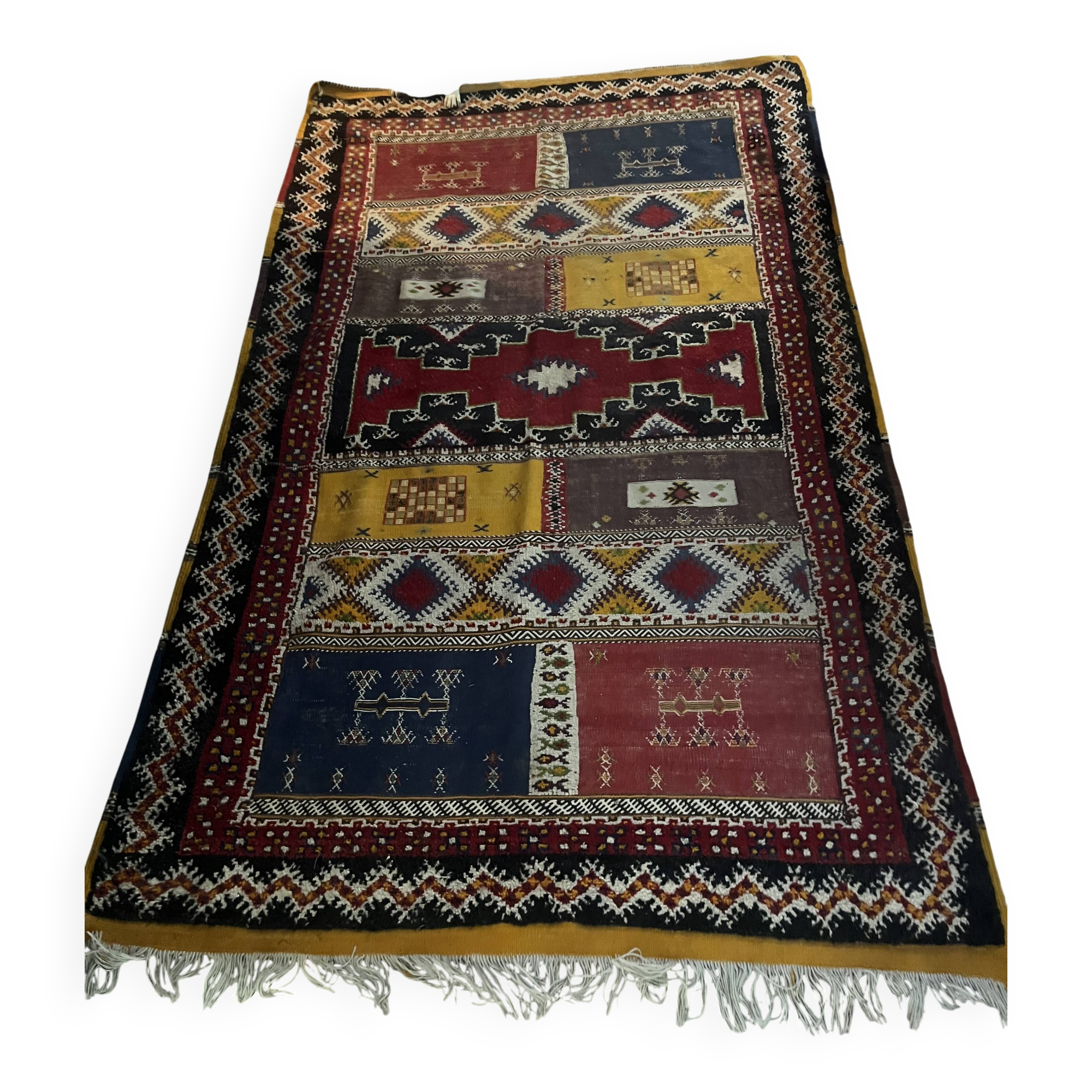 Vintage Berber Taznakht rug