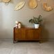 Small vintage wooden storage unit