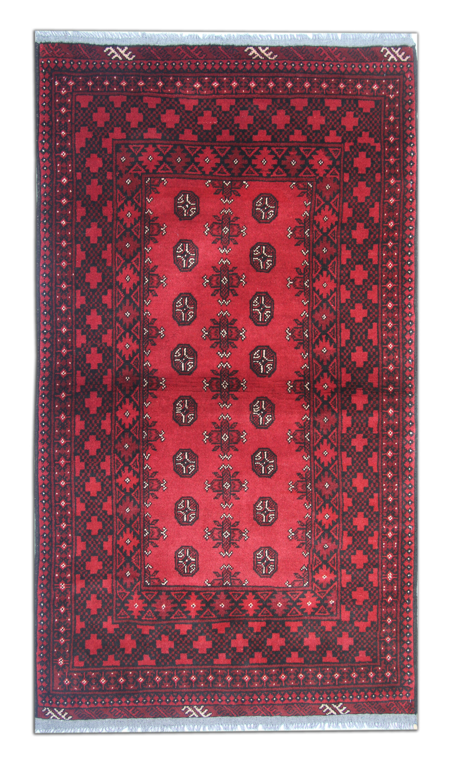 Traditional Red Ziegler Carpet Handmade Wool Rug- 108x199cm
