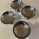Set of 4 vintage ice cream bowls in 18/10 stainless steel – Retro bistro style