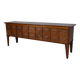 Vintage Dutch Oak Apothecary Sideboard / Filing Cabinet, 1950s