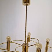 Mid Century Chandelier Designed by Sciolari, 1970's (2 available)