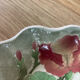 Plat et vinaigrier fleurs de pavots