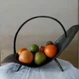 Sculptural cut in hammered iron year 50