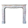 Cheminée De Style Louis XV En Marbre Rose, Vers 1980