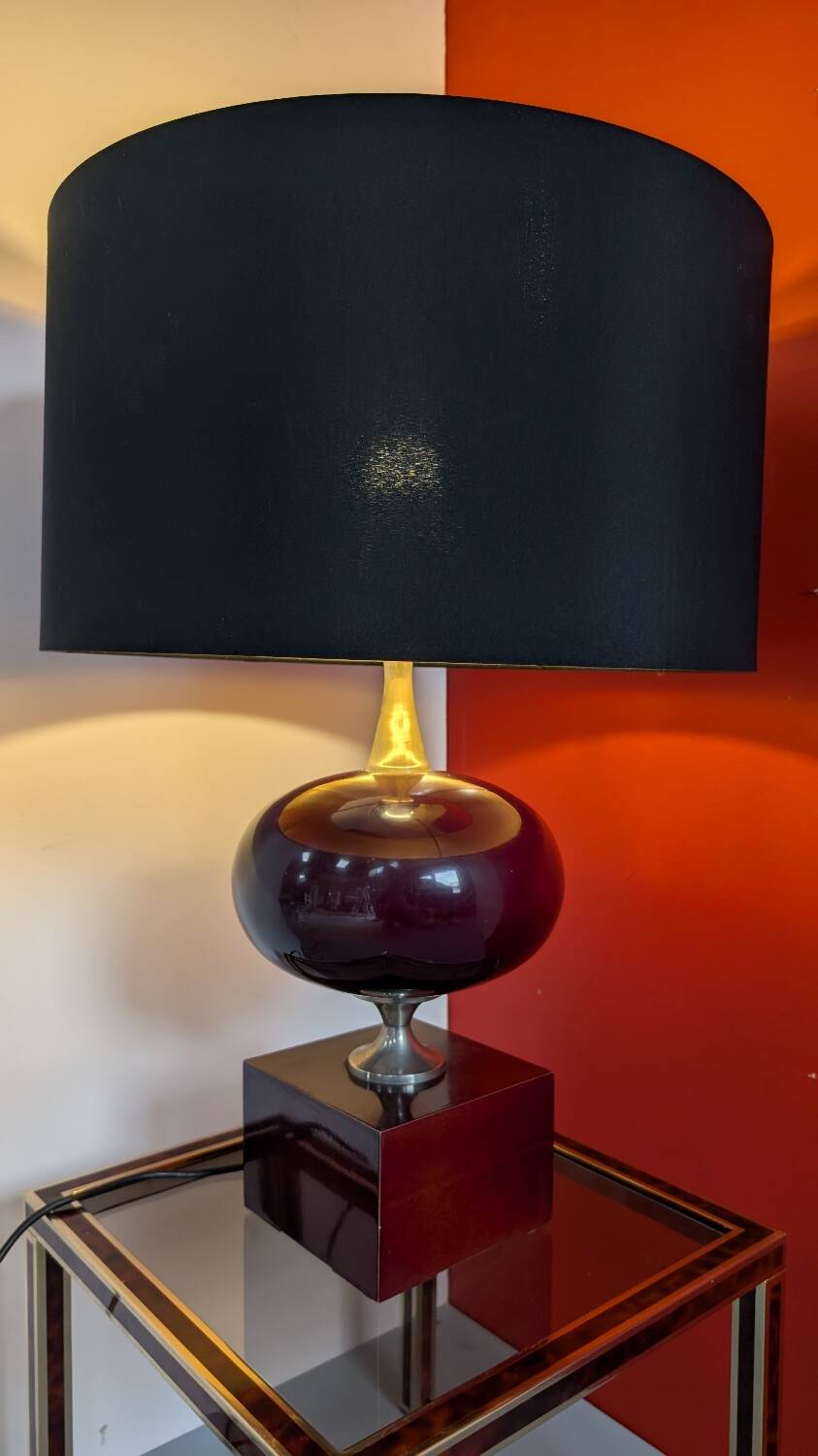 Table lamp Maison Barbier, 1970 design