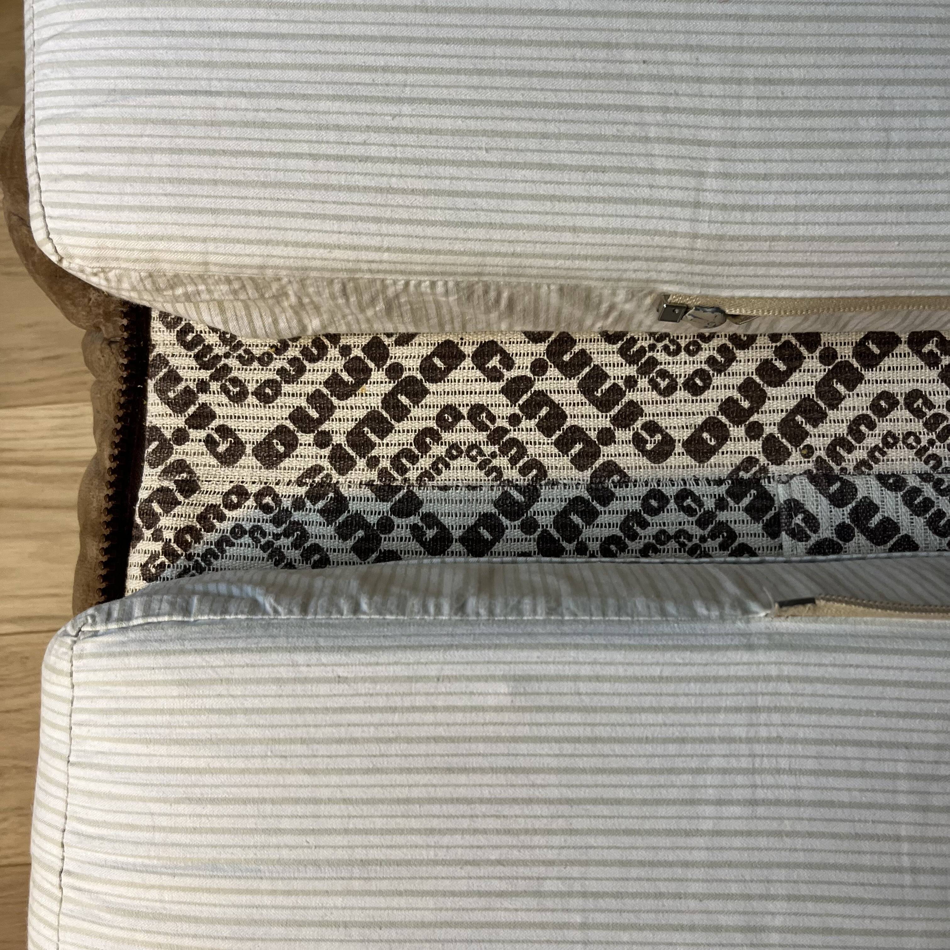 Vintage Cinna sofa model Gao Brown velvet