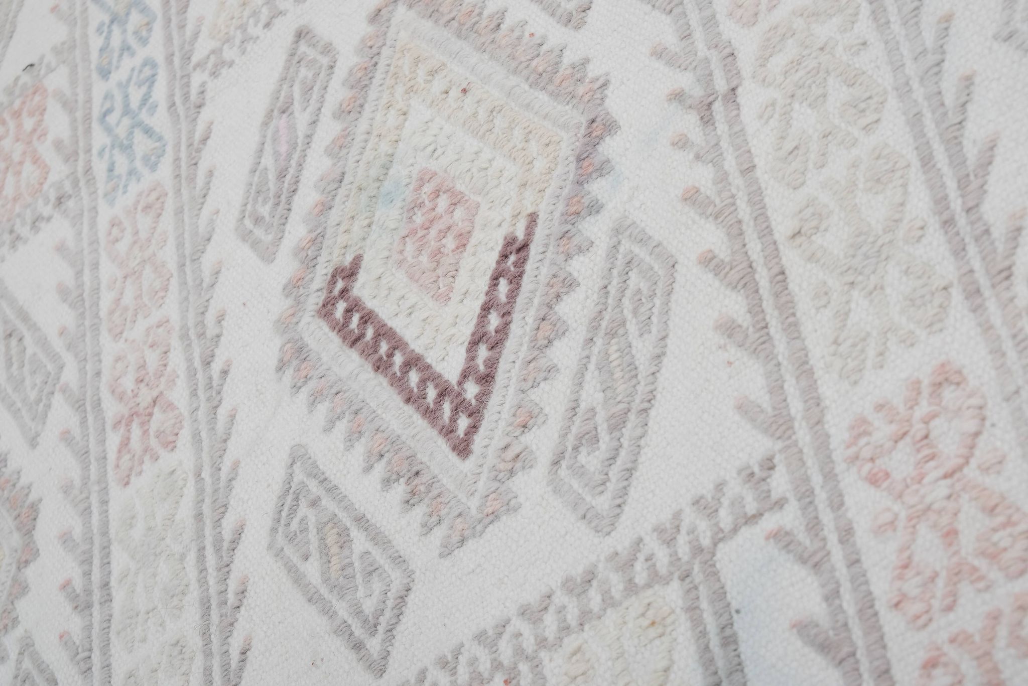 Vintage Turkish rug from Oushak, hand-woven 156x216 cm
