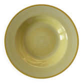 Assiette creuse jaune