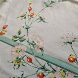 Floral cotton tablecloth