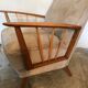Cozy vintage mid century Scandinavian style armchair