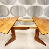 Table en bois massif extensible à 155 cm