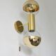 Set of Motoko Ishii wall lamps for Staff
