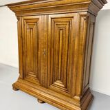 Frankfurt solid wood wardrobe geometric shape vintage wardrobe