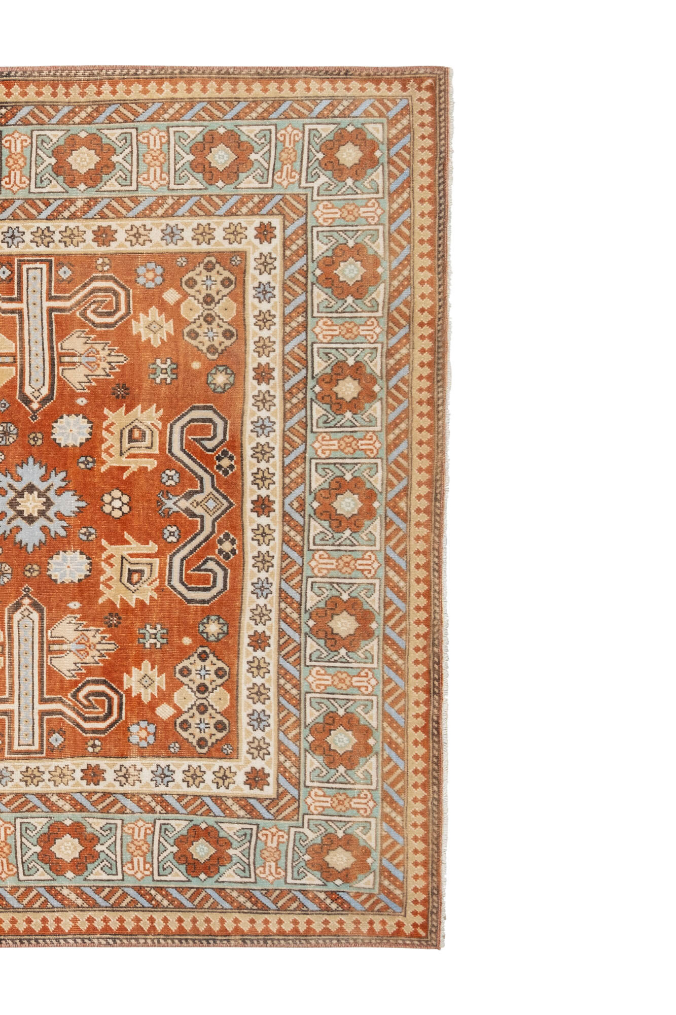 Semi Antique Caucasian Derbent Oriental Rug 10'2" X 6'5"