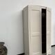Restored 1930 art deco wardrobe, pure linen color