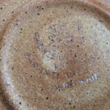 Série de 10 assiettes plates en grès