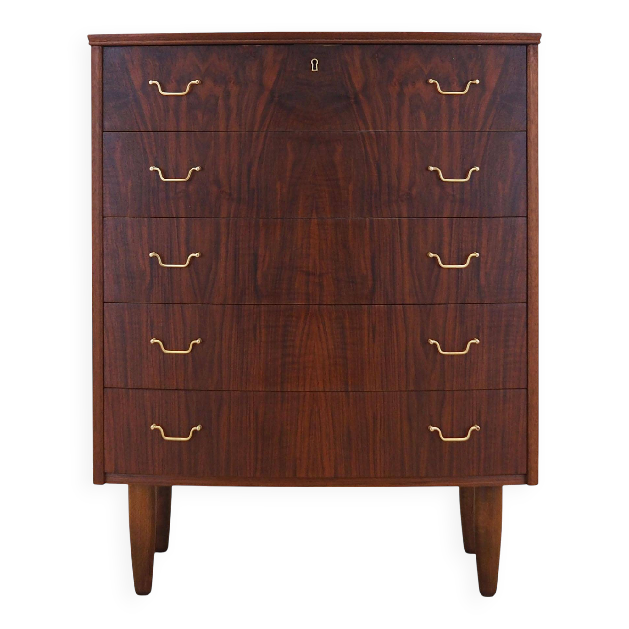 Commode en noyer, design danois, années 1970, production : Danemark