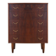 Commode en noyer, design danois, années 1970, production : Danemark