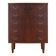 Commode en noyer, design danois, années 1970, production : Danemark