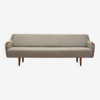 Teak sofa, Danish design, 1970s, production: Denmark