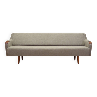 Teak sofa, Danish design, 1970s, production: Denmark