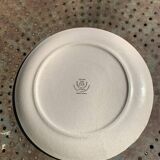 Loire ceramic cake dish 1713 Saint Amand earthenware France