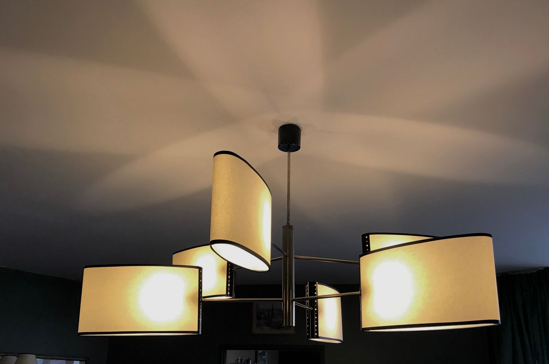 Maison Lunel chandelier 1950