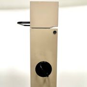 "Zagar" Halogen Floor Lamp, First Model in Metal by Silvio Carpani for Stilnovo, Italy 1978