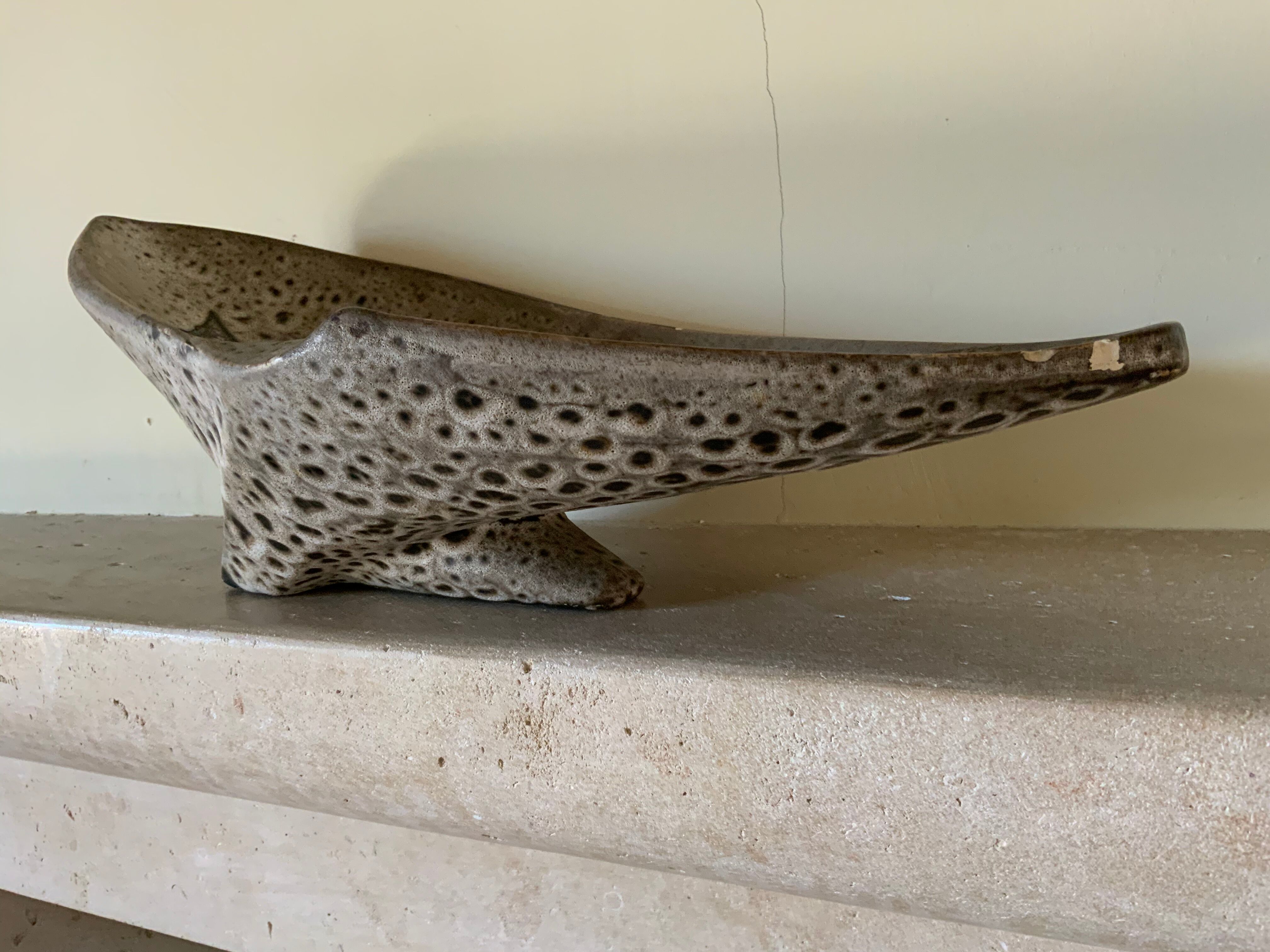 1950s enamelled earthenware cut