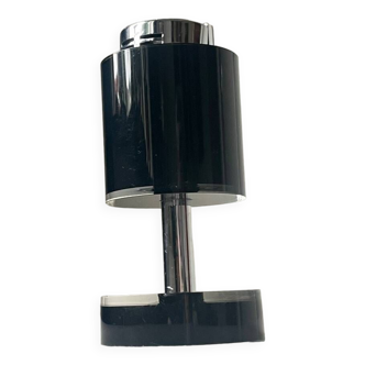 Vintage sarome japan table lighter in black plastic
