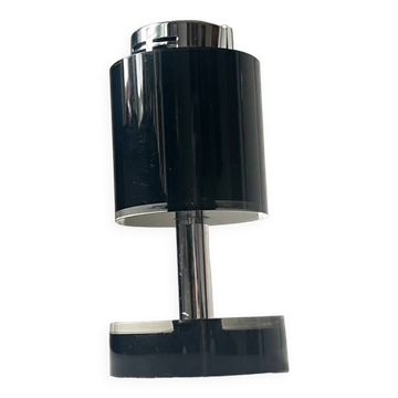 Vintage sarome japan table lighter in black plastic