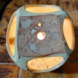 Anonymous openwork ceramic lamp 1970