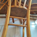 Chaises bistrot quatre vintage