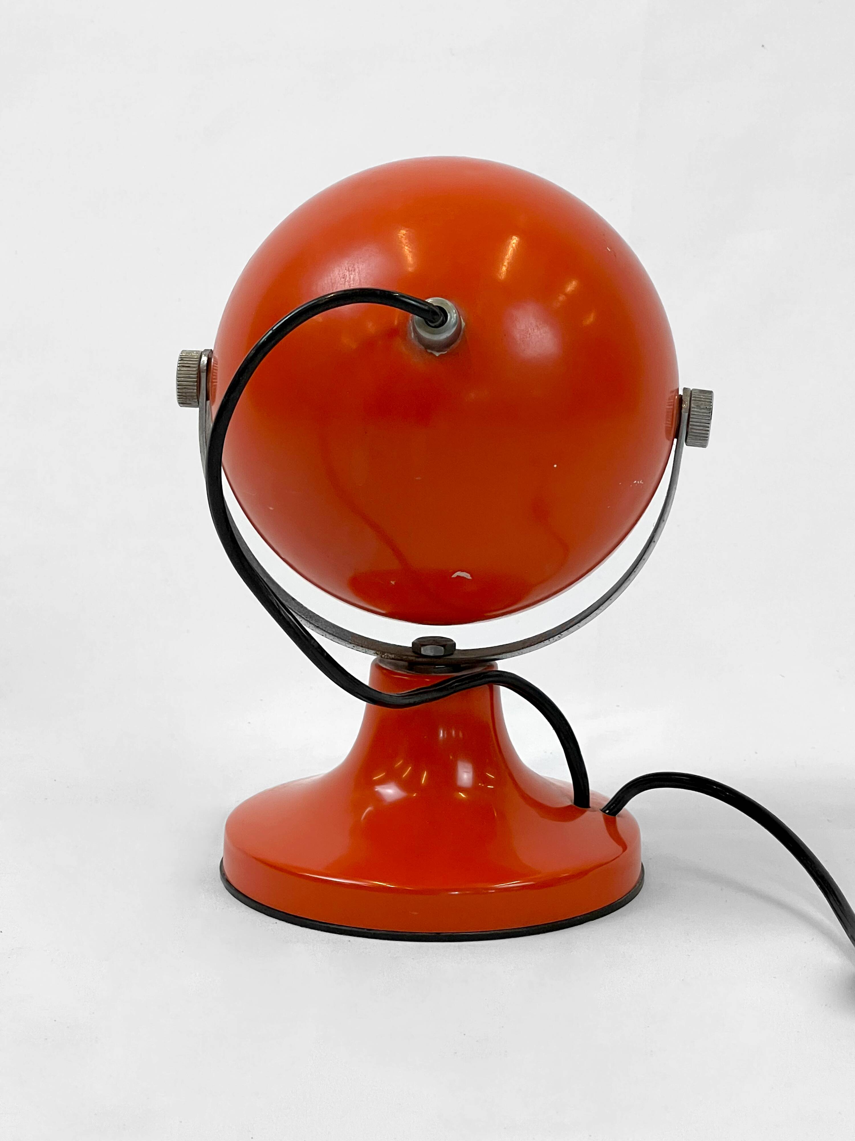 "Eye Ball" desk lamp, 60s.