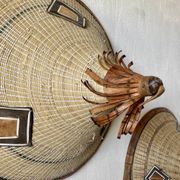 Duo de chapeaux traditionnels Peuls (Tingandé), Afrique de l'Ouest