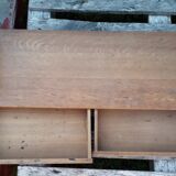 Oak shelf by Marcel Gascoin, Arhec  edition 1950